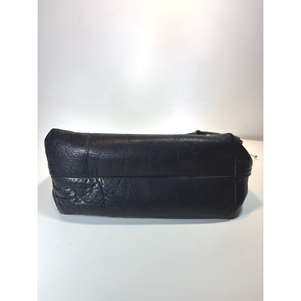 Madewell Medium Transport Tote Black Leather Crossbody Handbag - Picture 6 of 10